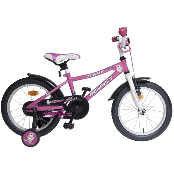 Dětské kolo Respect bike - Terry 16 - růžové                    