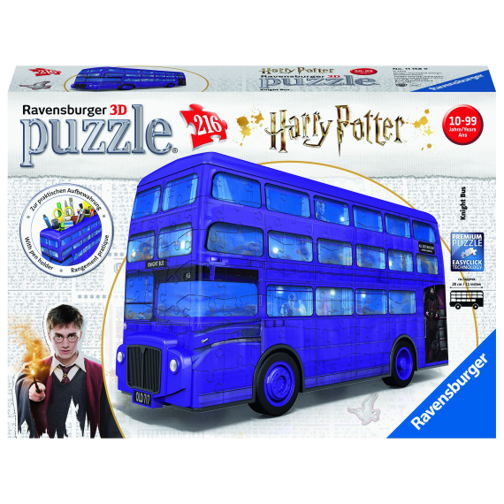 Puzzle 3D Harry Potter Rytířský autobus 216 dílků                    