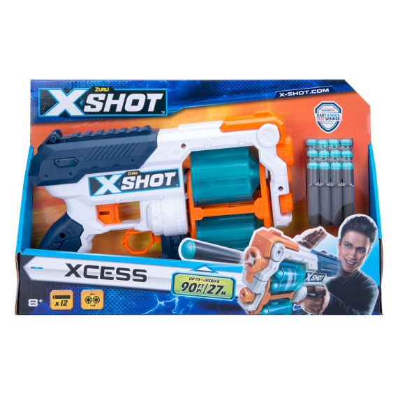 X-SHOT - Excess pistole s 12 náboji                    