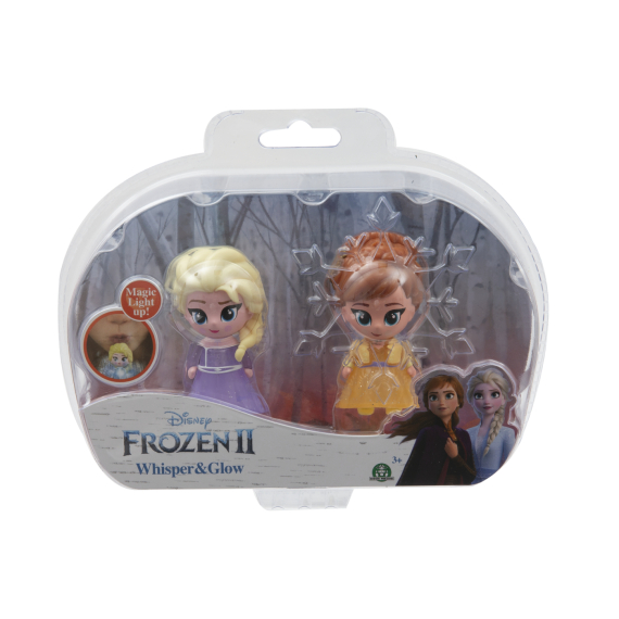 Frozen 2: 2-pack svítící mini panenka - Elsa &amp; Ana                    