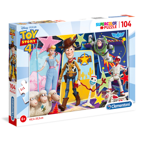 Puzzle Supercolors Toy Story 4 104 dílků                    
