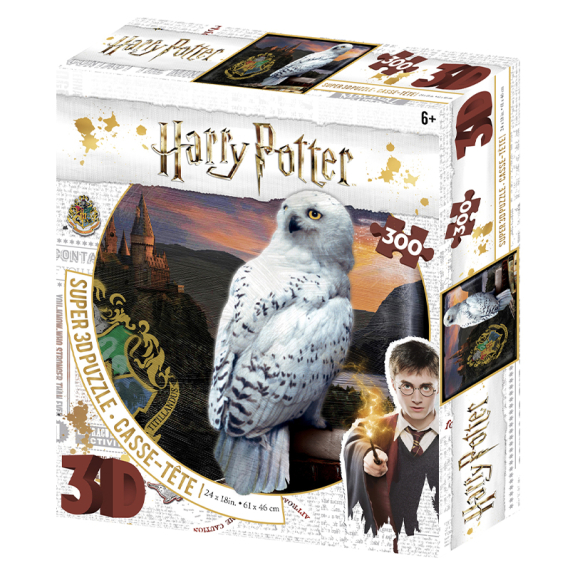 E-shop Puzzle 3D 300 dílků Harry Potter - Hedwig