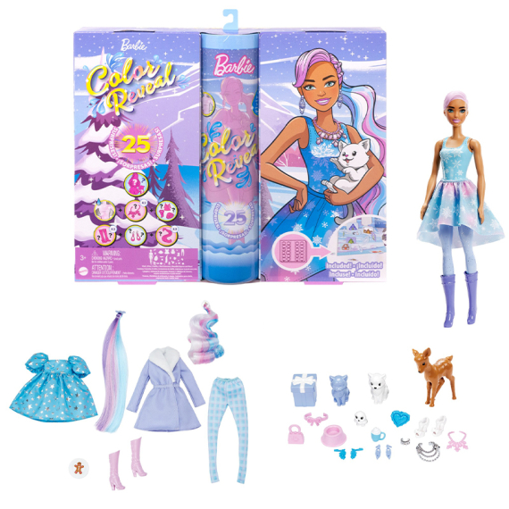 Barbie color reveal adventní kalendář                    