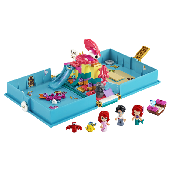 LEGO® Disney Princess 43176 Ariel a její pohádková kniha dobrodružs                    