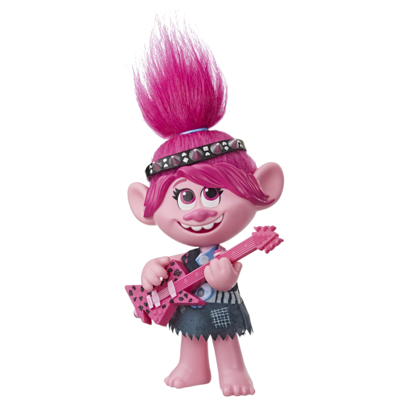 Trolls zpívající figurka Poppy s rockovým přísluše                    