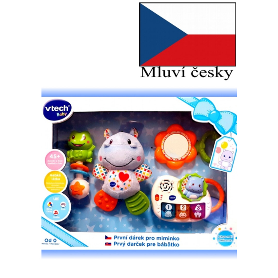 E-shop První dárek pro miminko (CZ) - modrý - soubor hraček