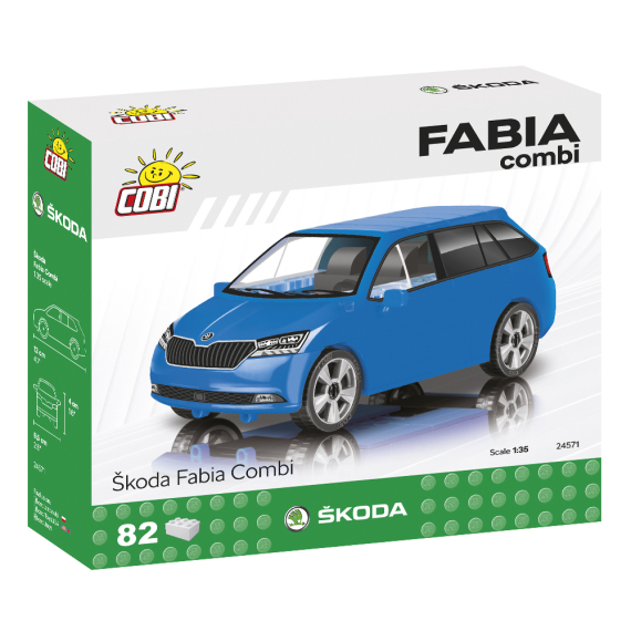 Stavebnice Škoda Fabia combi, 1:35, 82 k                    