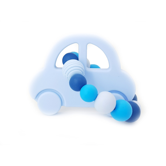 KidPro Silikonové kousátko: Autíčko modré                    