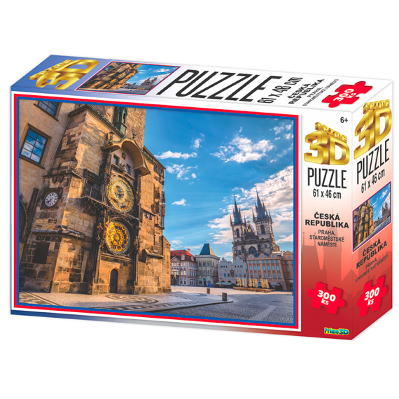 Puzzle 3D Praha Staroměstské náměstí 300 dílků                    