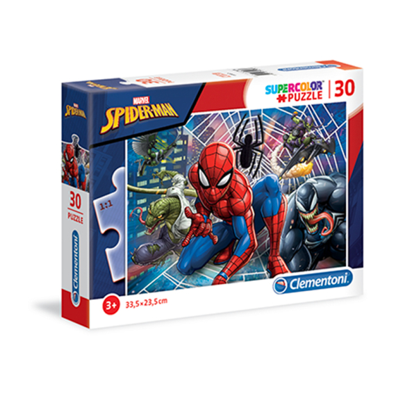 Puzzle Supercolor 30 dílků Spiderman                    