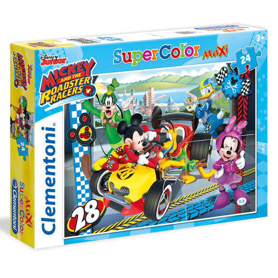 Puzzle Maxi 24 dílků Mickey závodník                    