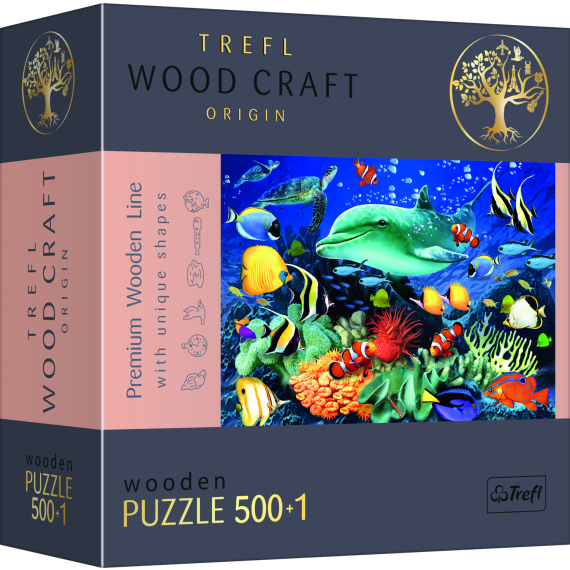 Puzzle dřevěné Mořský svět 501 dílků                    