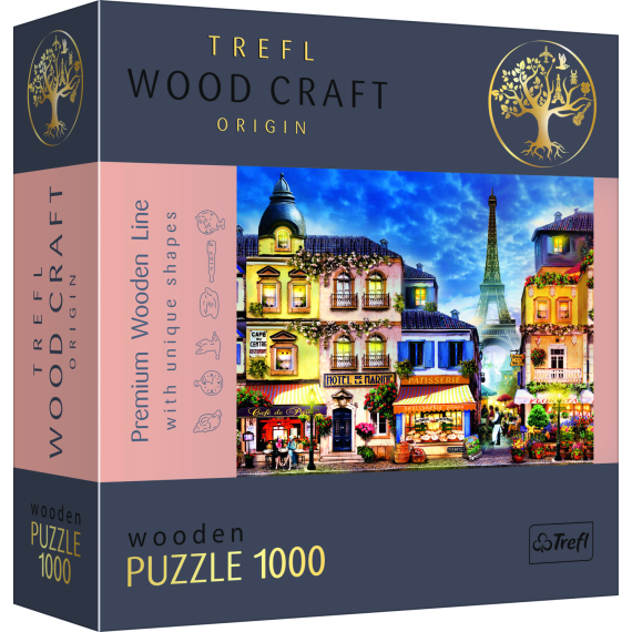 Puzzle dřevěné Francouzská alej 1000 dílků                    