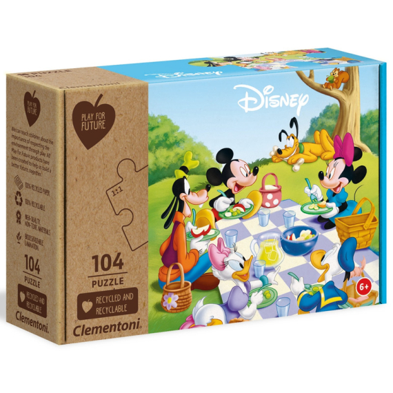 Puzzle 104 dílků Mickey Mouse                    