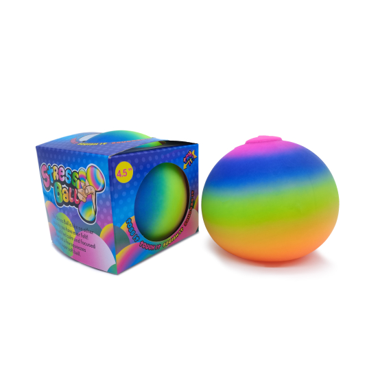 E-shop Antistresový míček - Duhový 11 cm