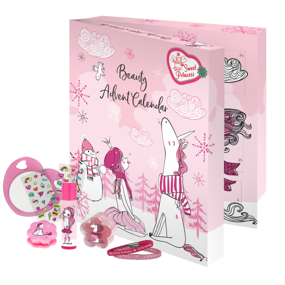 Adventní kosmetický kalendář Jednorožec Sweet princess                    