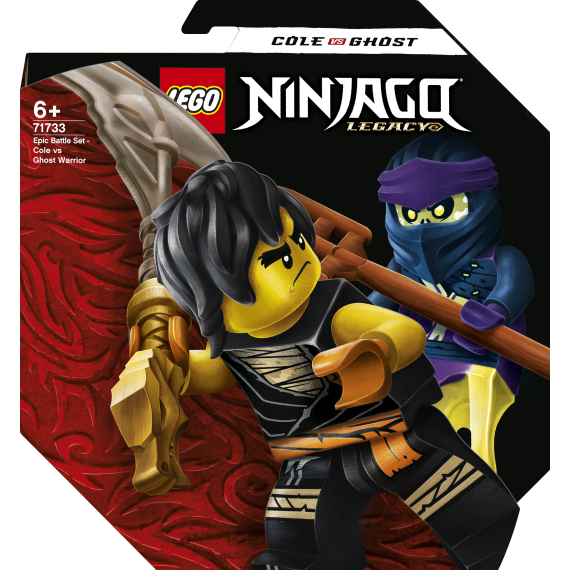 LEGO® Ninjago 71733 Epický souboj – Cole vs. přízračný válečník                    