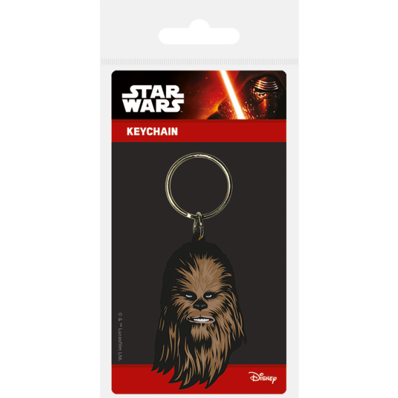 Klíčenka gumová, Star Wars - Chewbacca                    
