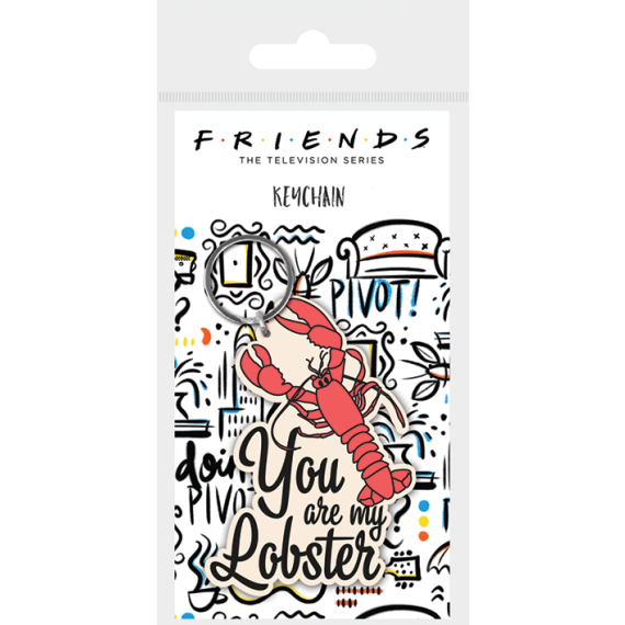 Klíčenka gumová, Přátelé - You are my lobster                    