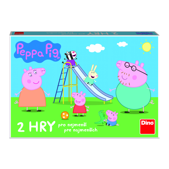 Dětská hra Prasátko Peppa: Pojď si hrát a skluzavky                    
