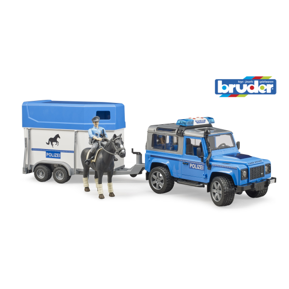 E-shop Land Rover policie, figurka, kůň