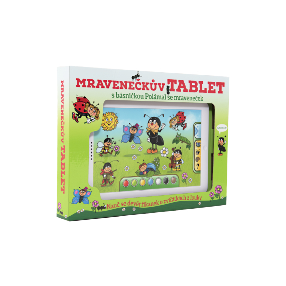Mravenečkův tablet plast na baterie se zvukem                    