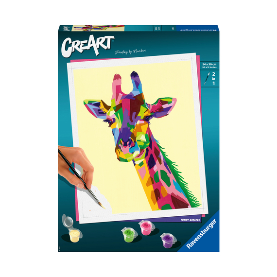 Malování podle čísel CreArt Vtipná žirafa                    