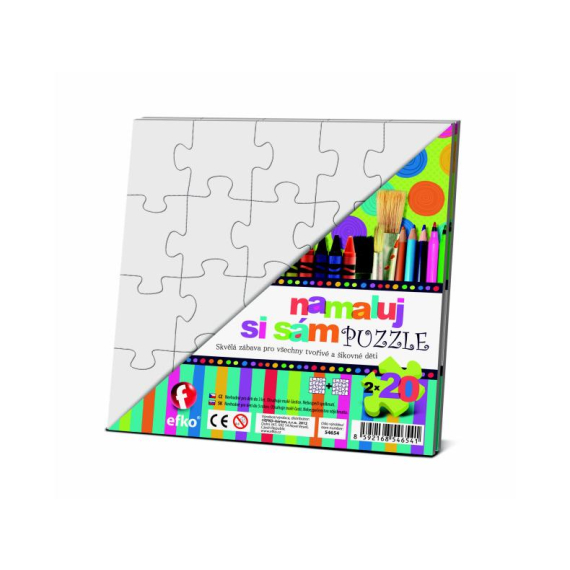 E-shop Namaluj si sám puzzle 2 čtverce