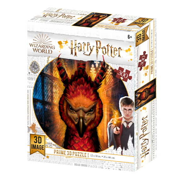 Puzzle 3D Harry Potter Fawkes 300 dílků                    