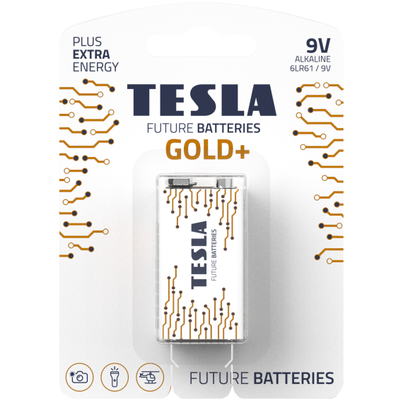 Baterie 9V gold+                    