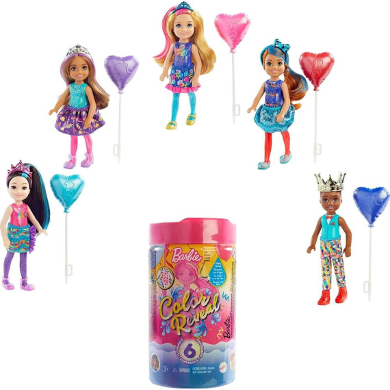 E-shop Barbie color reveal Chelsea konfety