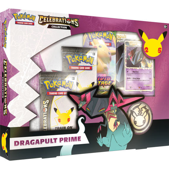 Pokémon TCG: Celebrations Dragapult Prime Collection Box                    