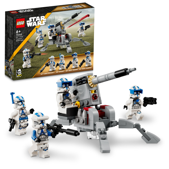 E-shop LEGO® Star Wars™ 75345 Bitevní balíček klonovaných vojáků z 501. legie