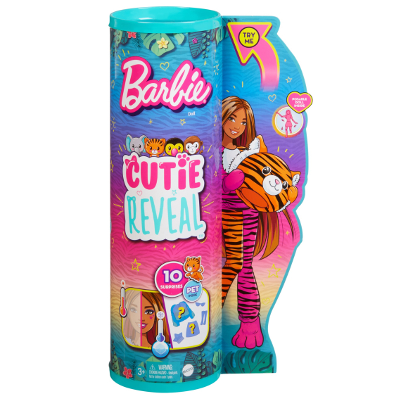 Barbie cutie reveal Barbie džungle - tygr                    