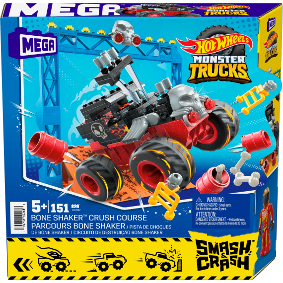 E-shop Mega construx Hot Wheels monster trucks drtič Bone Shaker