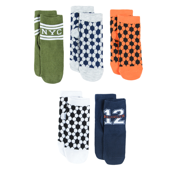 Ponožky 5 ks-více barev                    