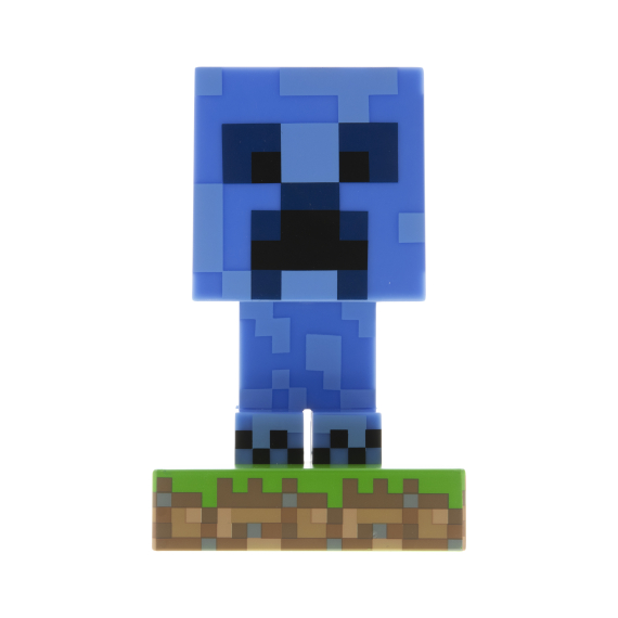 Icon Light Minecraft - Creeper modrý                    