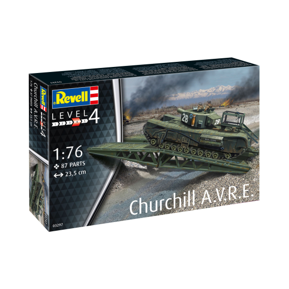 E-shop Plastic ModelKit tank 03297 - Churchill A.V.R.E. (1:76)