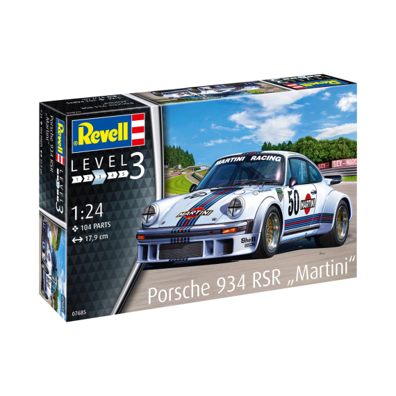 &quot;Plastic ModelKit auto 07685 - Porsche 934 RSR &quot;&quot;Martini&quot;&quot; (                    