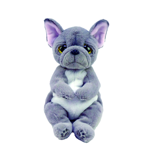 Ty Beanie Bellies Wilfred 15 cm - šedý pes                    