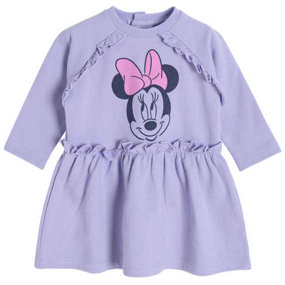 Šaty s dlouhým rukávem Minnie- fialové                    