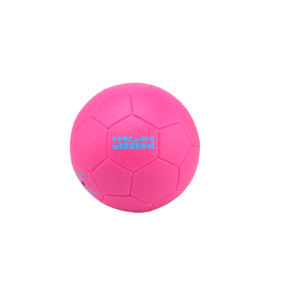 E-shop Fotbal míč šitý Sport Active velikost 5 růžový