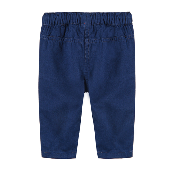 Kalhoty s elastickým pasem- modré                    
