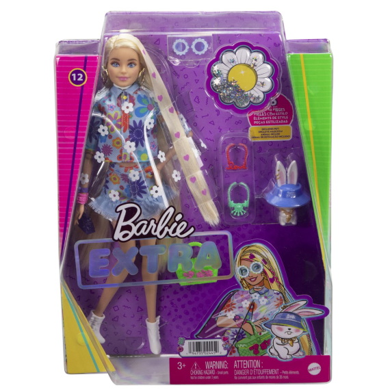 E-shop Barbie Extra Šaty plné květin