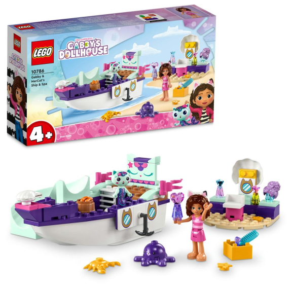 E-shop LEGO® Gabby's Dollhouse™ 10786 Gábi a Rybočka na luxusní lod