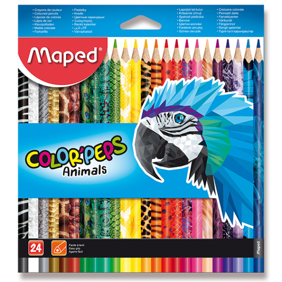 E-shop Color’Peps Animals, pastelky 24 barev
