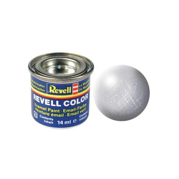 Barva Revell emailová - 32190- metalická stříbrná                    