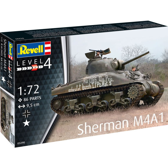 Plastic ModelKit tank 03290 - Sherman M4A1 (1:72)                    