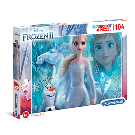 Puzzle Supercolor 104 dílků Frozen 2                    