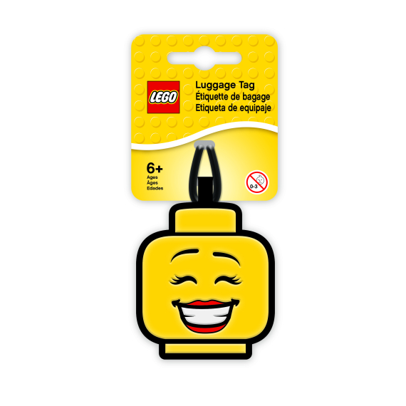 Lego Iconic Jmenovka na zavazadlo - Hlava dívky                    